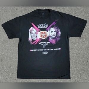 Vtg 2018 WWE Twisted Bliss Wrestlemania T-Shirt Size (L)